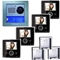 Cyrex 8495WU-4 Planux Family Video Intercom Kit- Black