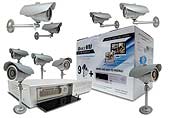 Atrix DVRR0907K Surveillance System: 9-ch DVR System, 9 x IR Cameras.