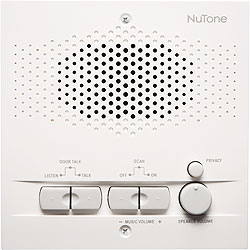 NuTone NPS200WH Outdoor Remote Station - Retrofit for 4-Wire Intercom Systems