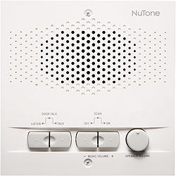 NuTone NRS104WH Indoor Remote Station - Retrofit for 4-Wire Intercom Systems