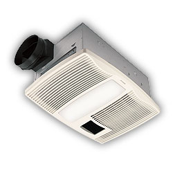 Broan QTX100HL Top SellerVentilation and Bath Fans with Lights and HeatersHeater/Fan/LightUltra Silent Series Bathroom Fan with Light and Heater