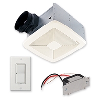 Broan SSQTXE080 Humidity Sensing Ventilation Bath Fan80 CFM Broan SmartSense&reg; Fan with control
