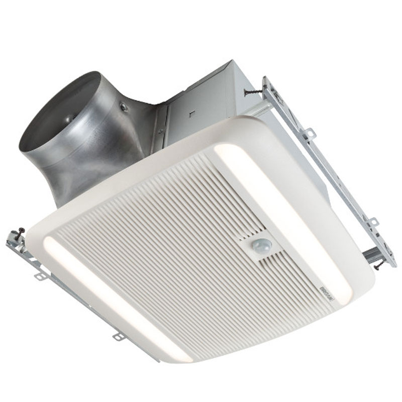 Broan ZB110ML1 Ultra Green™ Series Bathroom Fan with LED Light and ...