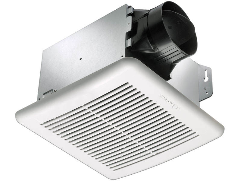 Delta GBR80H Bathroom Fan with Humidity Sensor Delta bathroom fans, delta fans, bathroom fan, exhaust fan, quiet bathroom fan, quiet fan, delta GBR80H