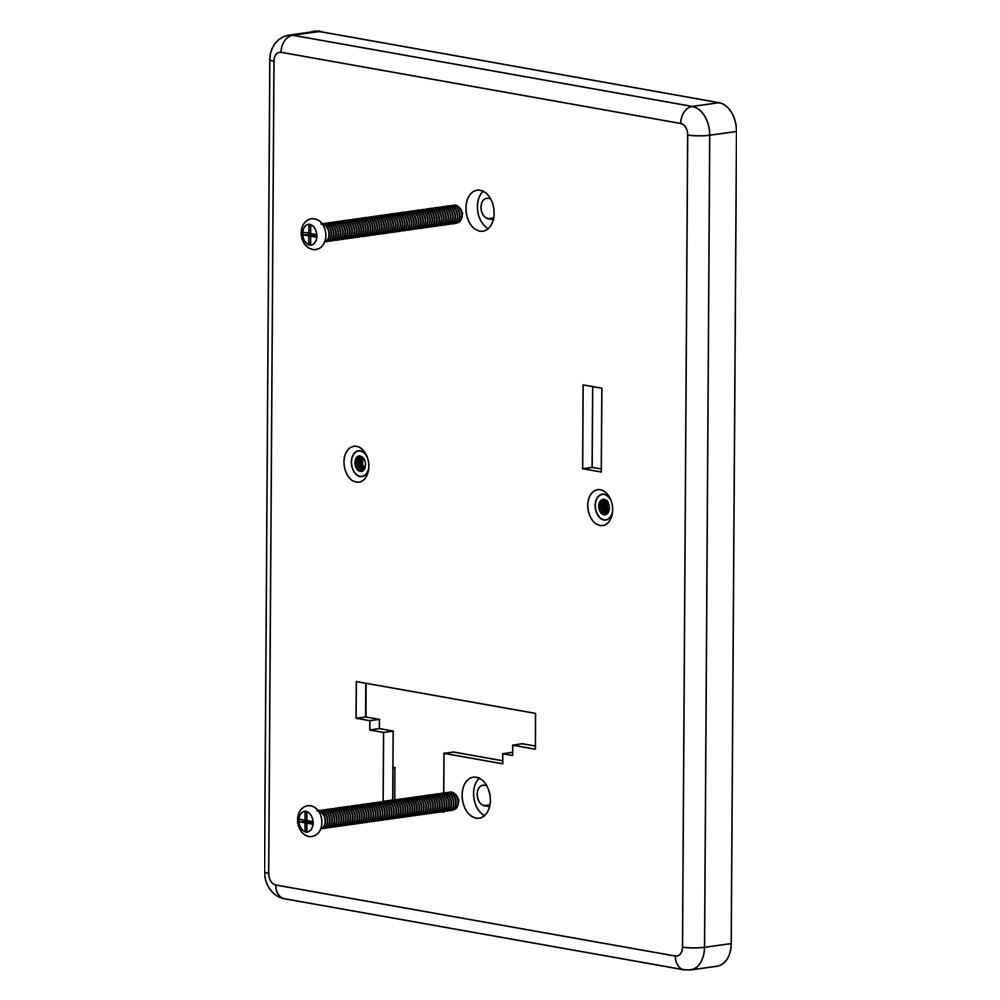 Intrasonic RETROMDA Intercom Upgrade Door Station Update Plate Intercom, Intercom Door Station Plate, Door Station Update Plate, Intrasonic Door Station Plate, Intrasonic Plate