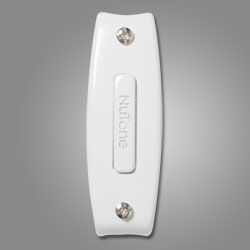Nutone PB7WH Wired Door Bell Push Button