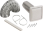 Nutone WVK2A 4" Round Duct Wall Ducting Kit for Bathroom Ventilation Fans