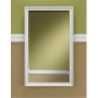 Nutone S568N344SSWHP 34" White Frame - Stainless Steel Cabinet