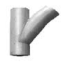 Vacumaid SF214 45 Degree Steel TY Central vacuum attachments, central vacuum, central vacuums, central vacuum system, central  vacuum parts, vacuum parts, built in vacuum