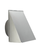 Broan 643FA Aluminum Fresh Air Inlet Wall Cap for 8" Round Duct